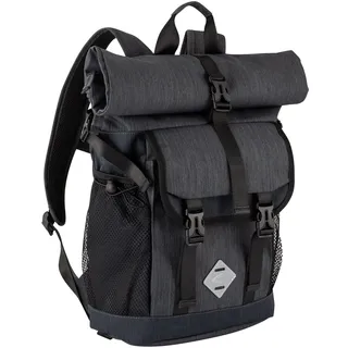camel active Satipo Herren Rolltop Rucksack Backpack, 26 L Grau