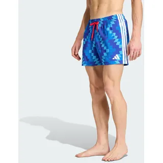 adidas Badeshorts Football-inspired Graphic Semi Blue Burst/White M