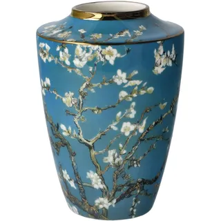 Goebel Vase Vincent Van Gogh - Mandelbaum Artis Orbis aus New Bone China in der Farbe Blau, Größe: 8,5x8,5x12,5 cm, 67-016-02-1