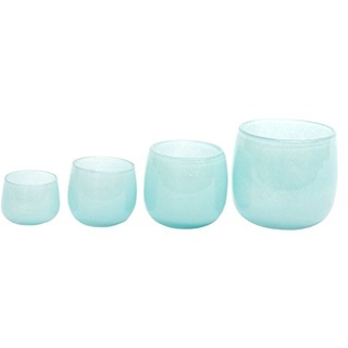 Dutz Vase , Windlicht, Pot H 14 D 16 Farbe pale blue, hellblau
