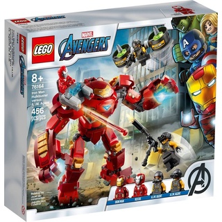 LEGO® Konstruktionsspielsteine LEGO® Super Heroes 76164 Iron Man Hulkbuster vs. A.I.M.-Agent, (456 St)