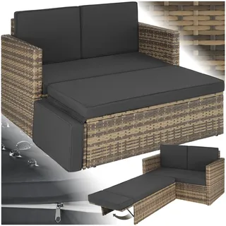 Tectake tectake® Rattan Lounge Korfu 
1