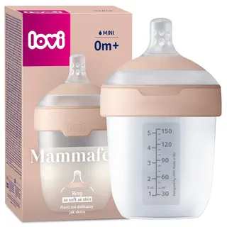 LOVI Babyflasche Mammafeel mit Sauger – stillfreundlich, Anti-Kolik, BPA-frei (150 ml)