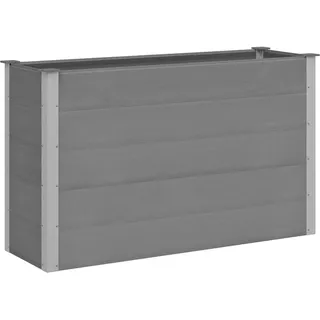vidaXL Garten-Hochbeet WPC 150 x 50 x 91 cm Grau