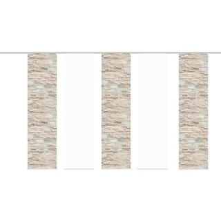 Schiebevorhang   , beige , Maße (cm): B: 60 H: 245