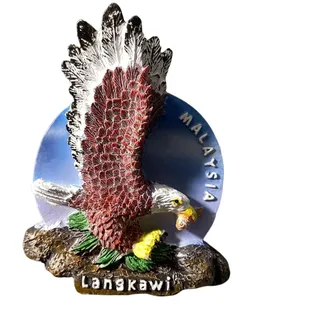 Langkawi Malaysia-Adler-Kühlschrankmagnet, Reise-Souvenir, 3D-Kühlschrankdekoration, Magnetaufkleber, Bastel-Kollektion
