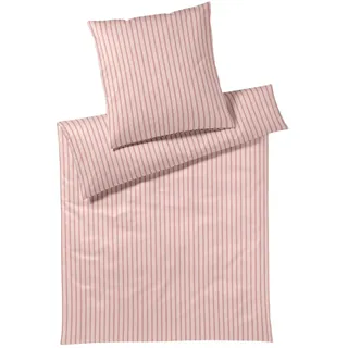 ELEGANTE Naturally Gestreift Rot 135 x 200 cm + 80 x 80 cm