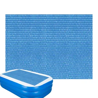 Mwqpgyh 220x150cm Schwimmbad Abdeckplane, Pool Solarabdeckung, Pool Abdeckplane Schwimmbecken, Solar Poolabdeckung Für Den Außenbereich, Solarfolie Abdeckung, Solarplane Cover