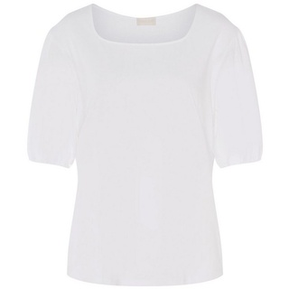 Hanro Shirtbluse Natural Shirt Ärmellose Bluse T-Shirt weiß XS