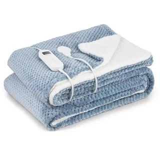 Dr. Watson Deluxe XL Heizdecke 160 W 9 Temperaturstufen 180 x 130 cm Blau XL