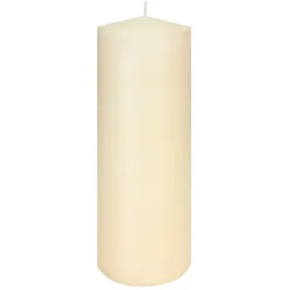 JEKA-Kerzen Kaminkerze Laternenkerze Champagner Größe ca. 10 x 30 cm Kerze, Stumpenkerze
