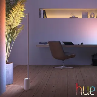 PHILIPS Hue White & color Ambiance Signe LED Stehleuchte mit Dimmer, 8719514476196,