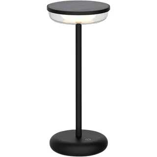 enovalite Außenleuchte Aluminium Edelstahl 27,0 cm inkl. Akku und Solar schwarz