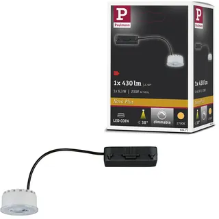 Paulmann Einbauleuchte Nova Plus Coin 6,3W rund 50mm dimmbar