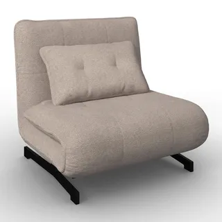 Schlafsessel Luna Beige Bouclé