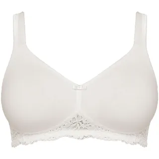 SUSA Baumwoll BH ohne Bügel Organic Cotton, Damen-BHS mit nahtlos vorgeformten Cups, Dekorative Tüllspitze - 95A