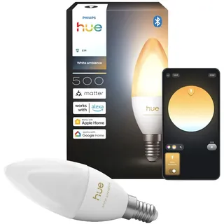 Philips LED-Leuchtmittel B39 500 lm 1 W E14 White Ambiance