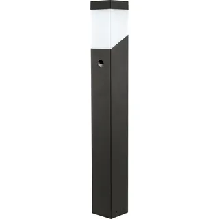 Heitronic Außenstandleuchte schwarz mit Bewegungsmelder IP44