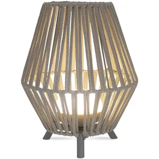 Newgarden Außenleuchte Kunststoff 25,5x32,5x25,5 cm inkl. Akku taupe
