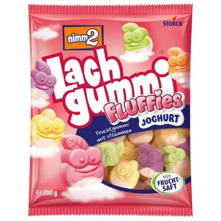 Nimm2 Lachgummi Fluffies Fruchtgummi mit Fruchtsaft