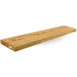 holz4home Wandregal 120 x 0 x 0 cm Natur