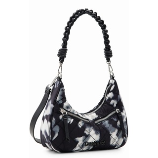Kleine, gesteppte Tasche, BLACK, U