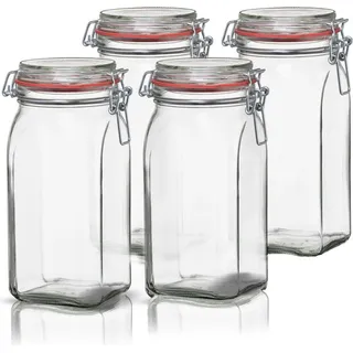 BigDean Einmachglas 1,5 L 4 St.
