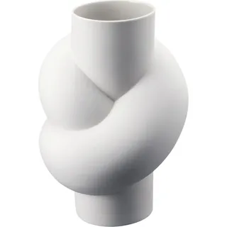 Node Vase 25 cm weiß