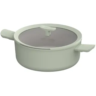 Berghoff Leo Balance großer Kochtopf (28cm) - Topf induktion - Suppentopf mit Deckel - Topf groß - Non Stick Pot - Sage
