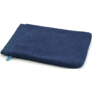 Bassetti New Shades Waschhandschuh aus 100% Baumwolle in der Farbe Blau B1, Maße: 16x12 cm - 9328120