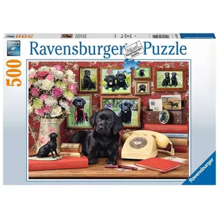 Ravensburger Puzzle 16591 - Meine treuen Freunde - 500 Teile Puzzle für Erwachsene und Kinder ab 10 Jahren, Puzzle mit Hunde-Motiv