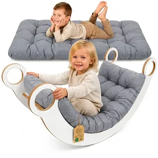 Jugendmatratze Krabbeldecke für Baby Kissen für Kletterbogen - Bodenkissen Kinder, Totsy Baby grau