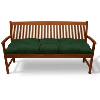 Beautissu Flair BK Bankpolster 150x50x8cm Dunkelgrün