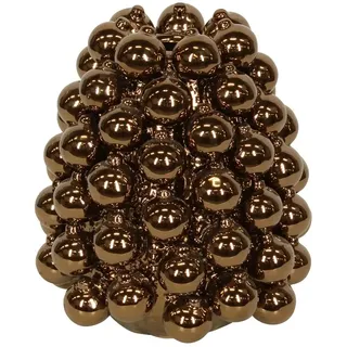Vase Weihnachtskugeln   ¦ gold ¦ Keramik ¦ Maße (cm): H: 23  Ø: 20.0