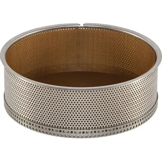 De Buyer Tondo Forato Kuchenform Edelstahl Ø 20 cm H. 6,5 cm