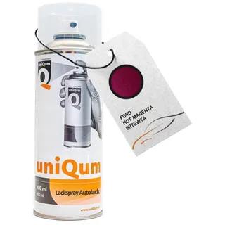 uniQum Autolack Spraydose für Auto fürs FORD HOT MAGENTA 9RTEWTA Autolack Reparatur 400 ml