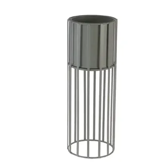 Trendline Pflanztopf Ø 14 x 40 cm Weiß