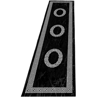 Ayyildiz Plus 8009 Webteppich 80 x 150 cm Schwarz
