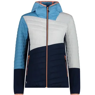 CMP Damen Hybrid Hoodie Jacke - Blue - 2XL