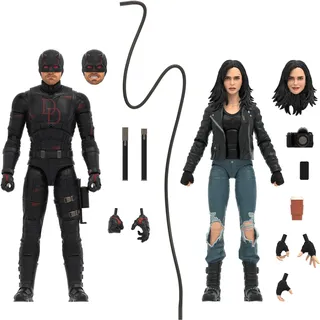 Marvel Legends Series Daredevil: Born Again Daredevil & Jessica Jones, 2 Action-Figuren zum Sammeln (15 cm)