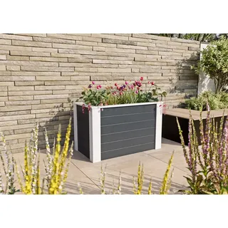 KONIFERA Hochbeet aus farbvorbehandeltem Fichtenholz, BxTxH: 115x65x70 cm grau