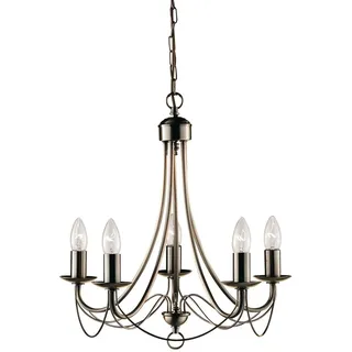 Decken Lampe Messing Leuchte Antik Dimmbar Kerzenhalter Wohn Zimmer Beleuchtung