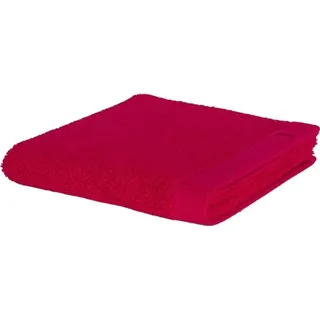Möve Walkfrottier Handtücher Essential Baumwoll Uni flauschig 100% Baumwolle Frotteetücher saugstark 80x200 cm Pink - Rosa