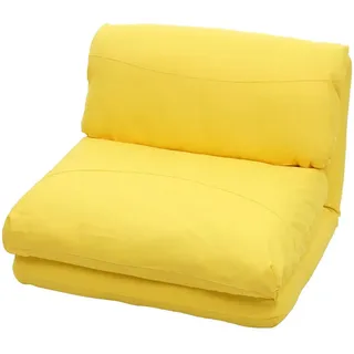 MCW Schlafsessel, Gelb, Textil, 75x60x75 cm, Wohnzimmer, Sessel, Schlafsessel