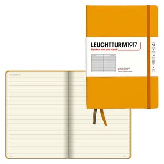 Leuchtturm1917 Notizbuch 363388 Medium, A5, 125 Blatt, Rising Sun, Hardcover, liniert