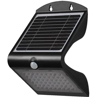 LEDVANCE ENDURA BUTTERFLY Solar-Flutlicht, schwarz, 4W, 500lm, Bewegungs- & Lichtsensor, Outdoor-Leuchte, Batterie aufladbar, umweltfreundlich, lan...