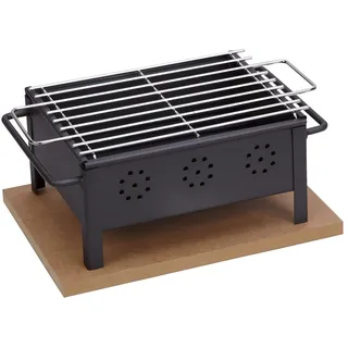 Sauvic Tischgrill ínkl. Edelstahl Rost 25 x 20 cm 02905