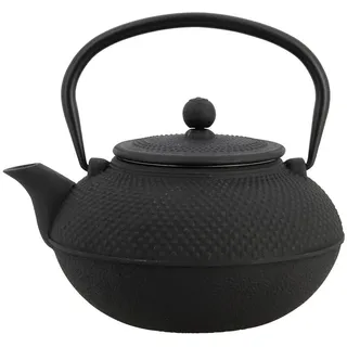 TheKitchenette 7321423 Teekanne, Gusseisen, 1,5 l, Schwarz