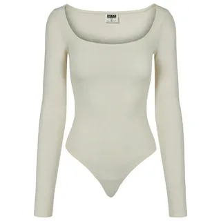 URBAN CLASSICS Organic Langarm-body White Sand L