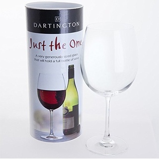 Dartington Personalisierbares Weinglas "Just The One", riesiges Weinglas für die ganze Flasche